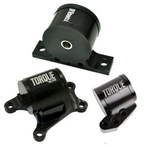 Mitsubishi Evolution Engine Mount Kit - Torque Solution - Billet Aluminum 3 piece - `01-`06